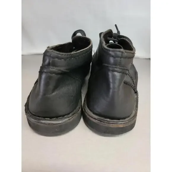 John Varvatos Star USA Black Leather Vintage Men's Shoes Size9.5 M